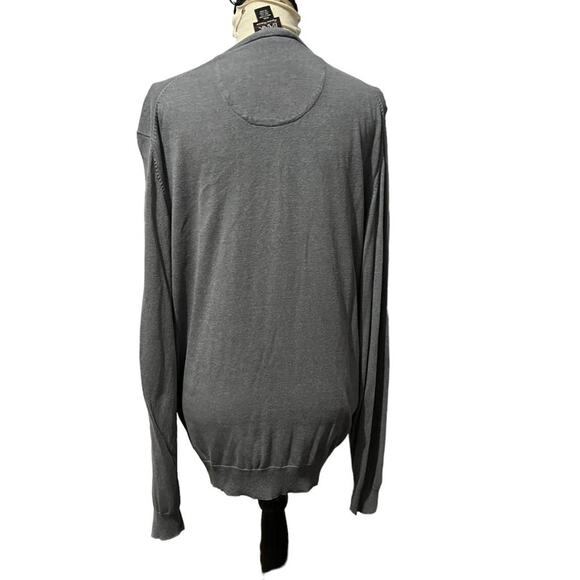 Jos A Bank Sweater 100% Silk Signature Collection Gray Size XXLarge - Picture 5 of 5